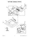 Diagram for 01 - Top And Console Parts