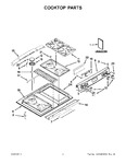 Diagram for 01 - Cooktop Parts