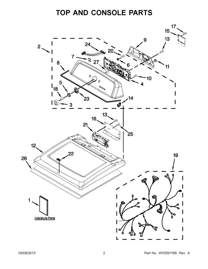 Diagram for YMEDX700XW1