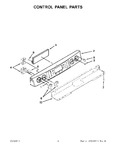 Diagram for 02 - Control Panel Parts