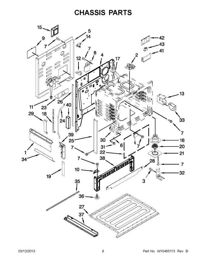Diagram for JES9860CAW01