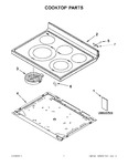 Diagram for 01 - Cooktop Parts