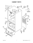 Diagram for 01 - Cabinet Parts