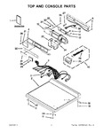 Diagram for 01 - Top And Console Parts