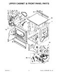 Diagram for 03 - Upper Cabinet & Front Panel Parts