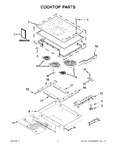 Diagram for 01 - Cooktop Parts