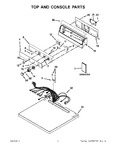 Diagram for 01 - Top And Console Parts