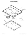 Diagram for 01 - Cooktop Parts