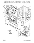 Diagram for 02 - Lower Cabinet And Front Panel Parts