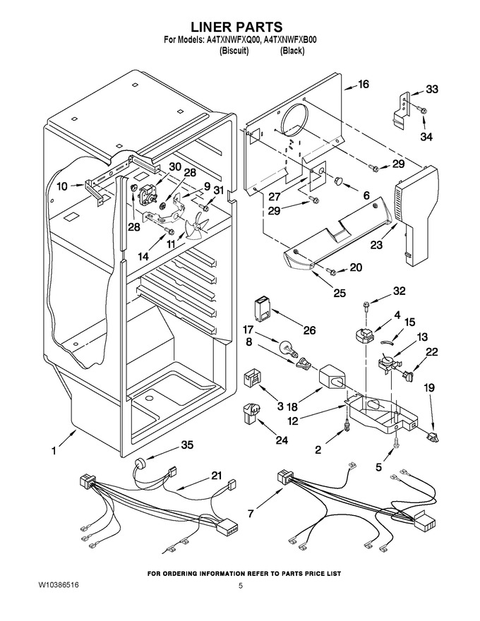 Diagram for A4TXNWFXB00