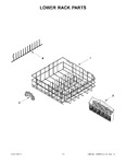 Diagram for 10 - Lower Rack Parts