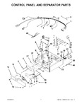 Diagram for 01 - Control Panel And Separator Parts