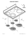 Diagram for 01 - Cooktop Parts