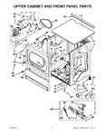 Diagram for 03 - Upper Cabinet And Front Panel Parts