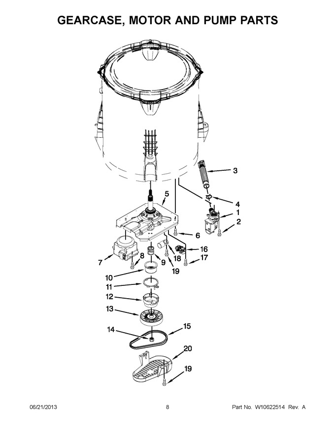 Diagram for MVWC200BW0