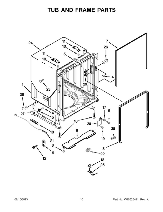 Diagram for JDB8000AWS2