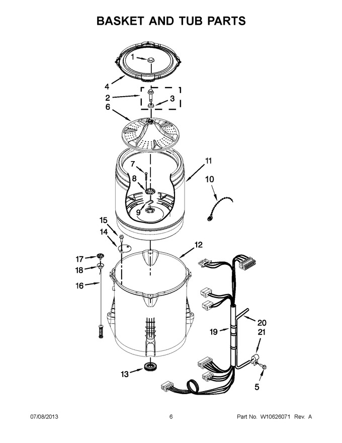 Diagram for MVWC425BW0