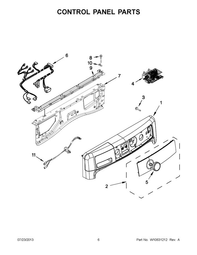 Diagram for MHW3000BW1