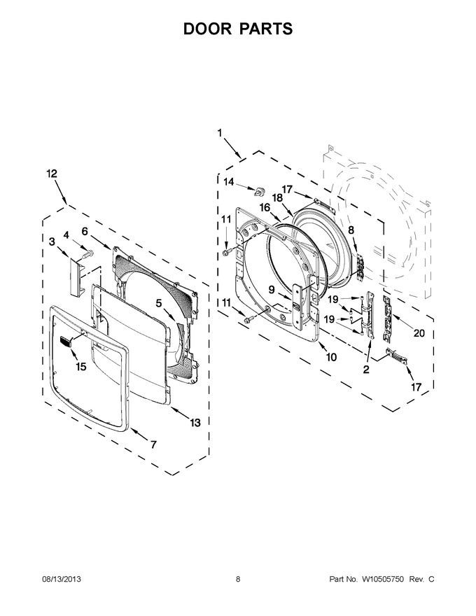 Diagram for YMED7000XG3