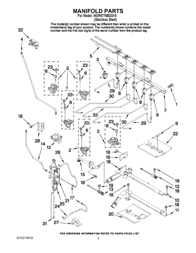 Diagram for MGR6775BDS19