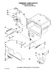 Diagram for 06 - Freezer Liner Parts
