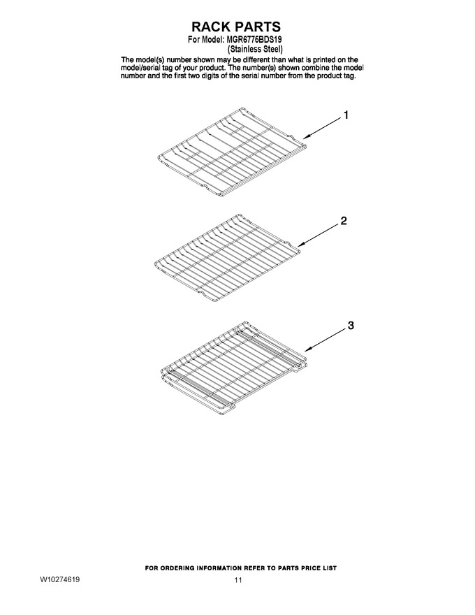Diagram for MGR6775BDS19