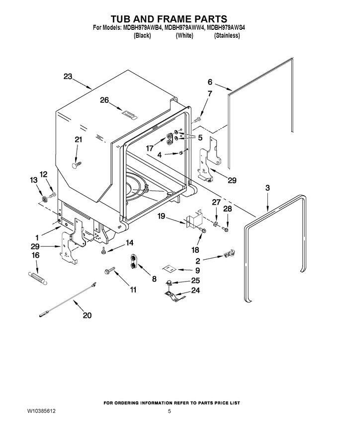 Diagram for MDBH979AWS4