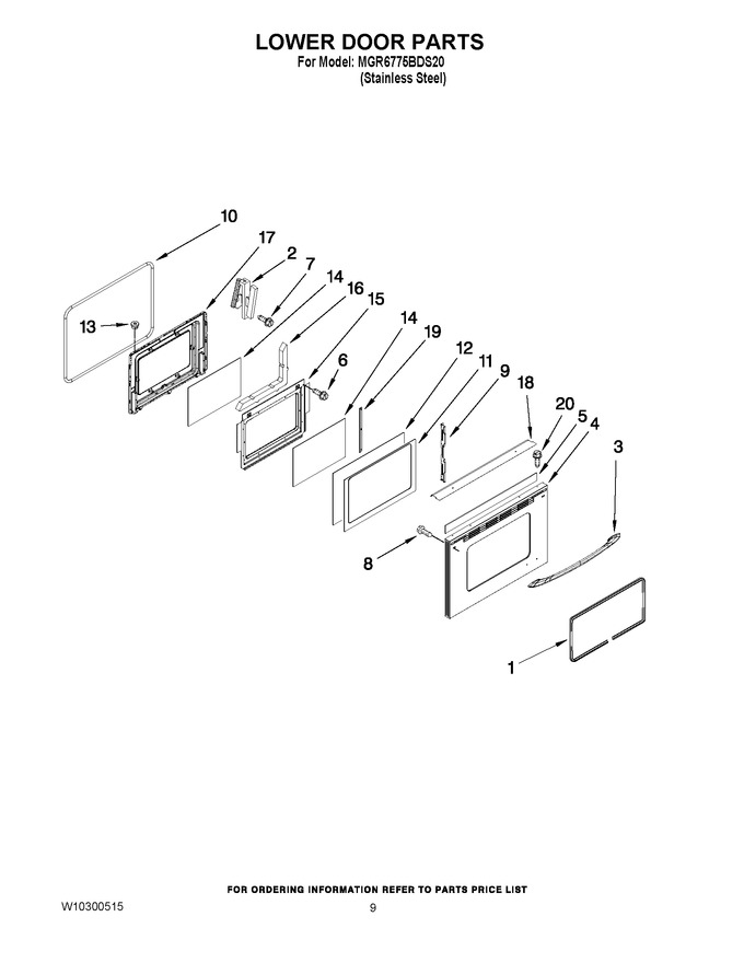 Diagram for MGR6775BDS20