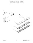 Diagram for 07 - Control Panel Parts