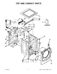 Diagram for 02 - Top And Cabinet Parts