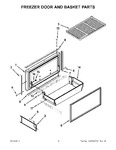 Diagram for 08 - Freezer Door And Basket Parts