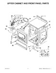 Diagram for 03 - Upper Cabinet And Front Panel Parts