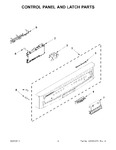 Diagram for 02 - Control Panel And Latch Parts