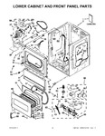 Diagram for 02 - Lower Cabinet And Front Panel Parts