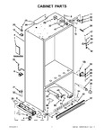 Diagram for 01 - Cabinet Parts