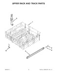 Diagram for 09 - Upper Rack And Track Parts