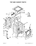 Diagram for 01 - Top And Cabinet Parts