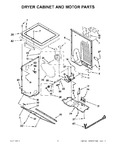 Diagram for 03 - Dryer Cabinet And Motor Parts