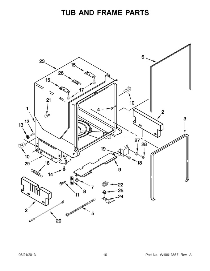 Diagram for MDB8959SBW2