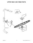Diagram for 07 - Upper Wash And Rinse Parts