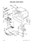 Diagram for 03 - Freezer Liner Parts