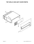 Diagram for 12 - Top Grille And Unit Cover Parts