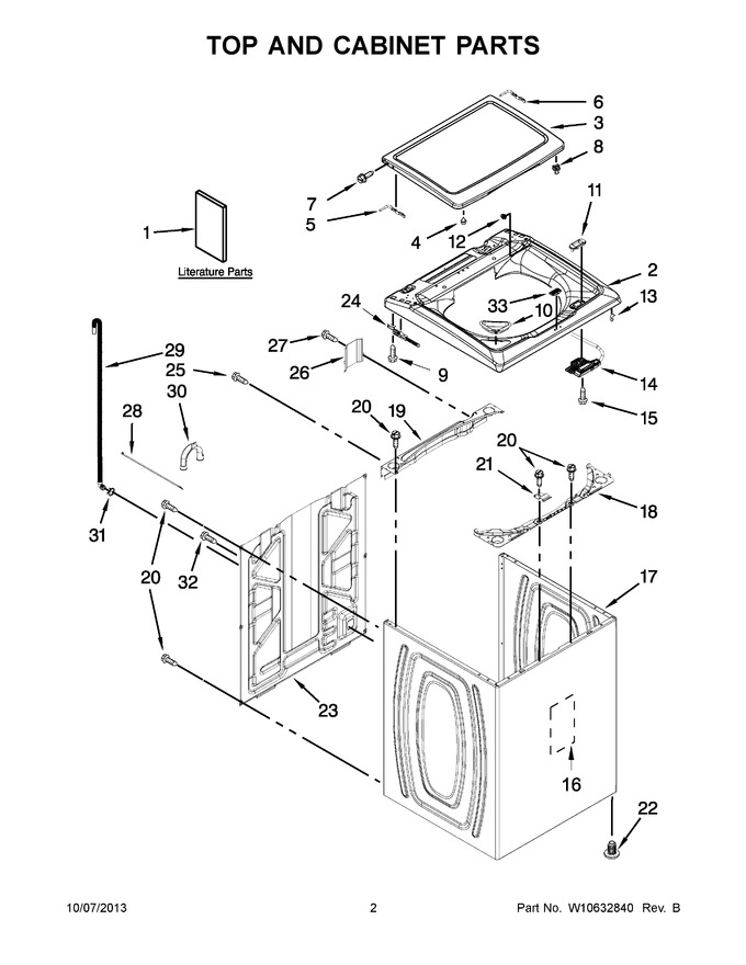 Diagram for MVWX600BW0