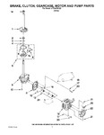 Diagram for 04 - Brake, Clutch, Gearcase, Motor And Pump Parts