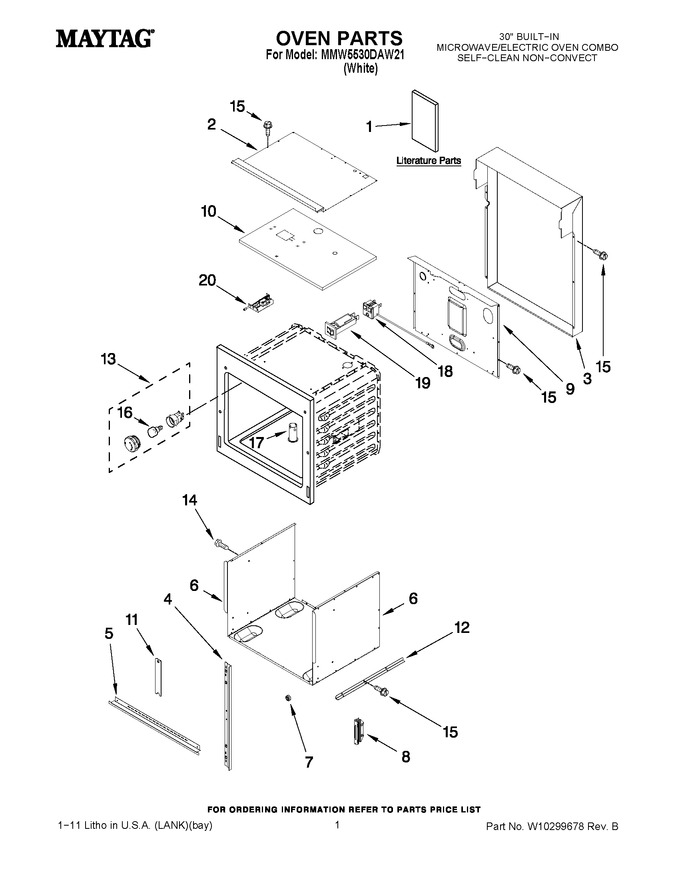 Diagram for MMW5530DAW21