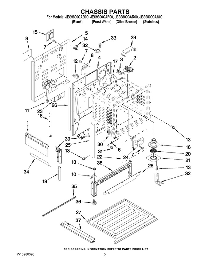 Diagram for JES9800CAB00