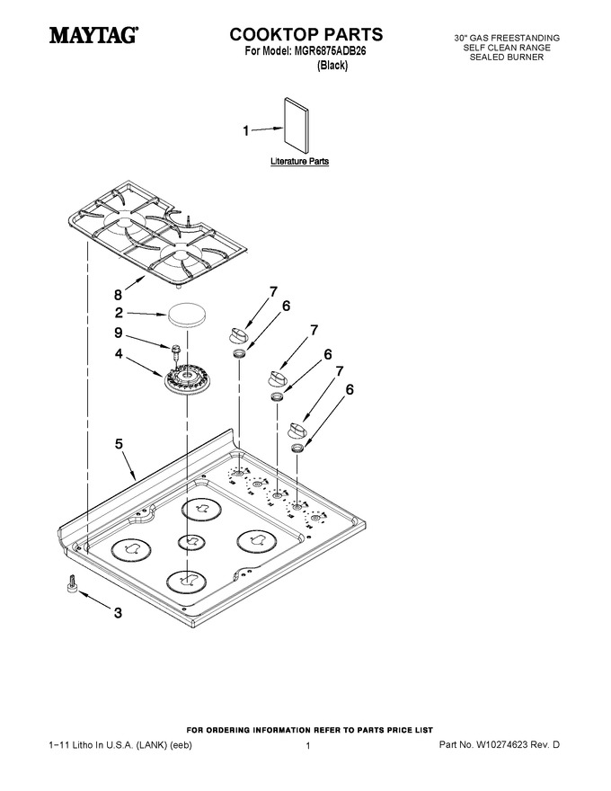 Diagram for MGR6875ADB26
