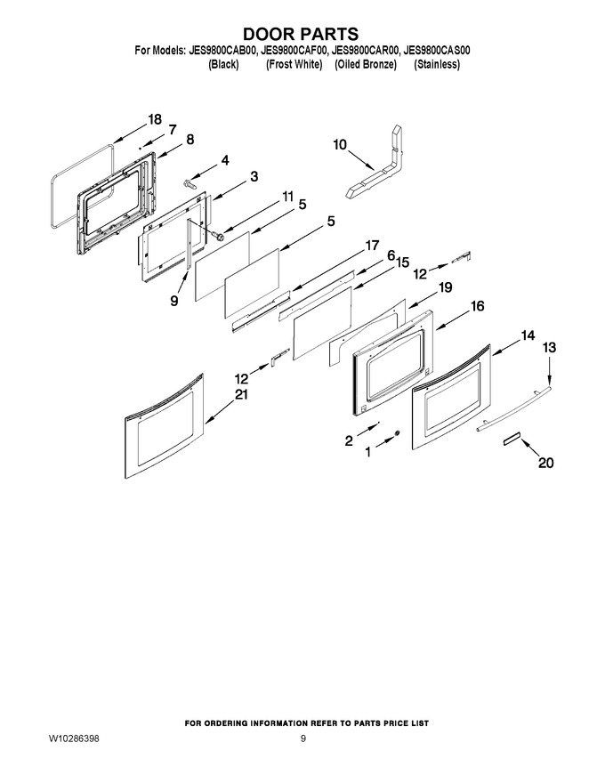 Diagram for JES9800CAS00