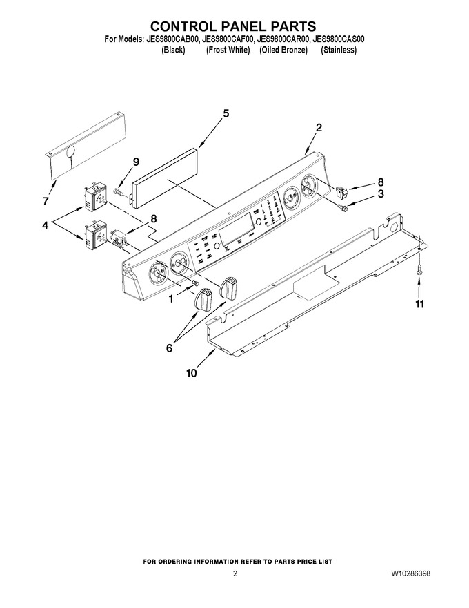 Diagram for JES9800CAB00