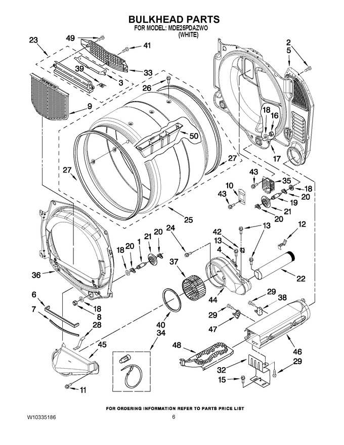 Diagram for MDE25PDAZWO